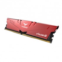 Team T-Force Vulcan Z Red 16GB (2x8GB) 3200MHz CL16 DDR4 Gaming Ram (TLZRD416G3200HC16CDC01)