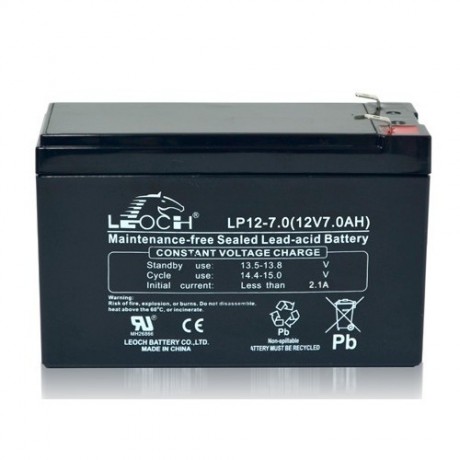 LEOCH 12VOLT 7AH AKÜ LP12-7.0 INFORM TSE BELGELİ