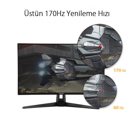 27 ASUS VG27AQ1A  1MS 170HZ WQHD IPS MON