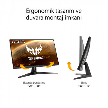 27 ASUS VG27AQ1A  1MS 170HZ WQHD IPS MON