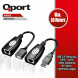 QPORT Q-UX2 60M USB EXTENDER 2'Lİ PAKET