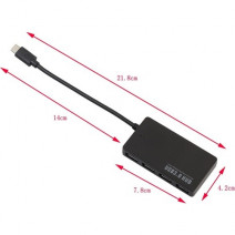 CODEGEN CDG-CNV38 TYPE-C TO 4 PORT USB 3.0 HUB    