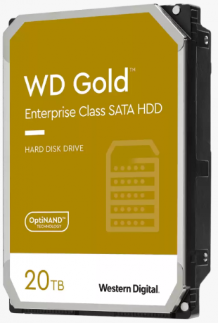 20TB WD GOLD ENTERPRISE 7200Rpm SATA3 512MB WD202KRYZ