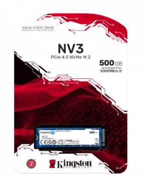 500GB KINGSTON NV3 SNV3S/500G 5000/3000MB/S M.2 NVMe PCIe 4.0