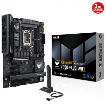 ASUS TUF GAMING Z890-PLUS WIFI DDR5 4XM2 USB3.2 RGB LAN ATX