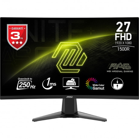 27 MSI MAG 27C6X VA FHD 1500R 1MS 250HZ CURVED