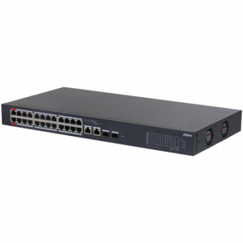 DAHUA DH-CS4226-24ET-240 24 PORT 24XFE-2XGE/SFP YÖNETİLEBİLİR 240W POE SWİTCH