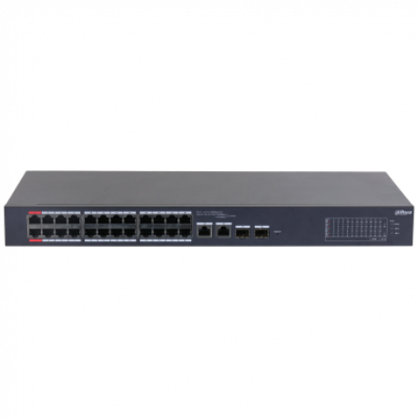 DAHUA DH-CS4226-24ET-240 24 PORT 24XFE-2XGE/SFP YÖNETİLEBİLİR 240W POE SWİTCH