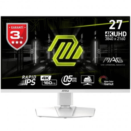 27 MSI MAG 274URFW IPS UHD 0.5MS 160HZ FLAT RAPID 